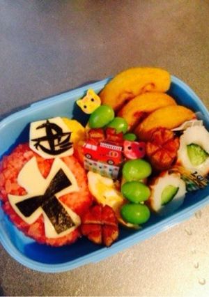 ニンニンジャーキャラ弁♡-レシピのメイン写真