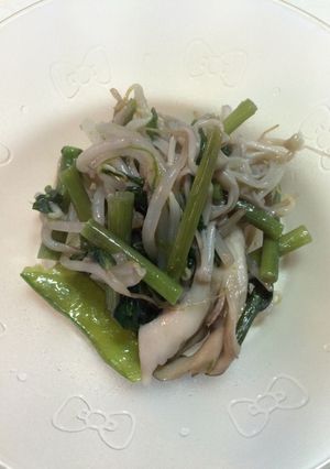 紅菜苔の岩塩炒め-レシピのメイン写真