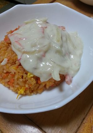 ホワイトソースでオムライス!?☆-レシピのメイン写真