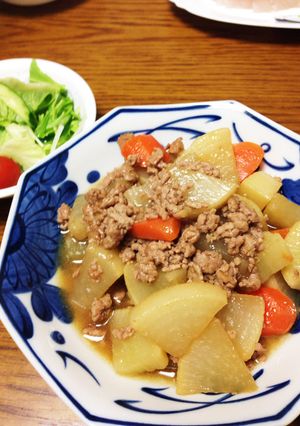 豚ひき肉と大根の煮物-レシピのメイン写真