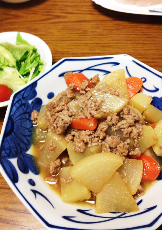 豚ひき肉と大根の煮物-レシピのメイン写真