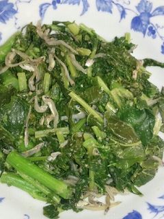 大根の葉と煮干炒め-レシピのメイン写真