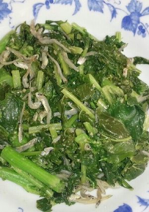 大根の葉と煮干炒め-レシピのメイン写真