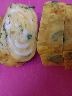 白だしで簡単*ネギとごまの卵焼き-レシピのメイン写真
