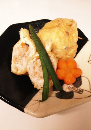 リメイクで簡単☆鳥と切り干し大根の巾着煮-レシピのメイン写真