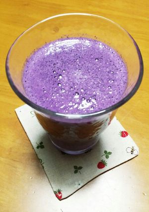 ブルーベリーの健康スムージー☆-レシピのメイン写真