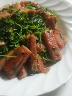 スパムと豆苗のマヨソテー-レシピのメイン写真