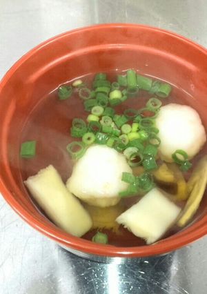 海老しんじょうのお吸い物♪-レシピのメイン写真