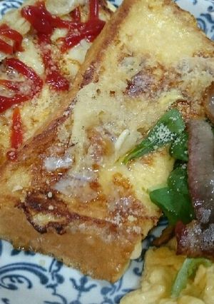 チーズonフレンチトースト-レシピのメイン写真