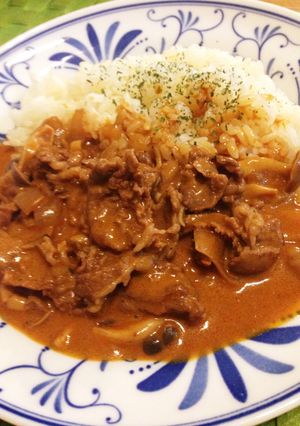 ビーフストロガノフ バターライス添え-レシピのメイン写真