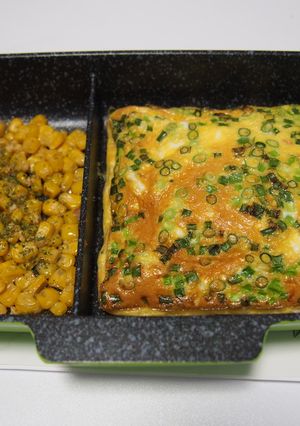 クックプレートで卵焼き＋α-レシピのメイン写真