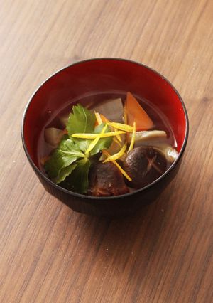 鶏のお雑煮-レシピのメイン写真