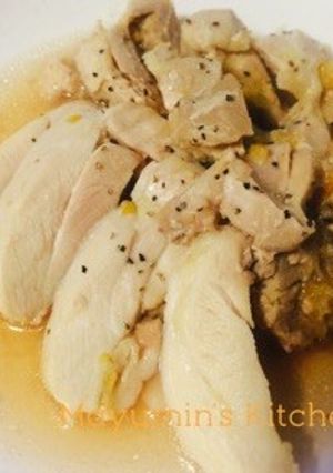 袋に入れて茹でるだけ！簡単ゆず塩鶏肉！-レシピのメイン写真