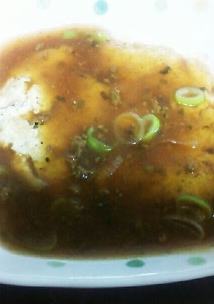 豆腐ハンバーグあんかけ♡-レシピのメイン写真