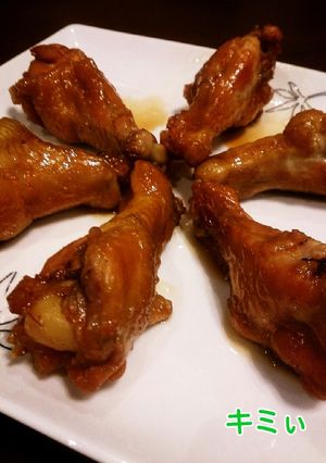 骨付き肉の簡単照り煮-レシピのメイン写真