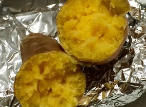 たった12分！レンジとトースターで焼き芋-レシピのメイン写真
