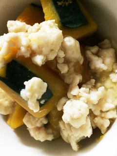 かぼちゃの鶏そぼろあんかけ-レシピのメイン写真