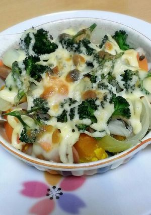 野菜たっぷりサラダグラタン-レシピのメイン写真