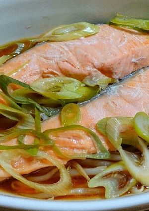 鮭の簡単レンジ蒸し-レシピのメイン写真