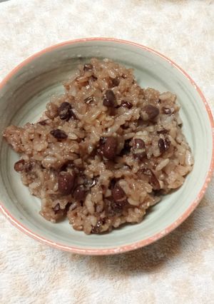 圧力鍋で赤飯 (NO1)柔らかめ-レシピのメイン写真