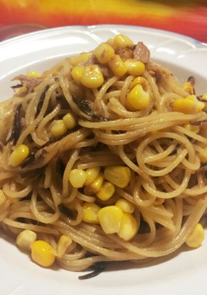 コーン入り和風パスタ-レシピのメイン写真