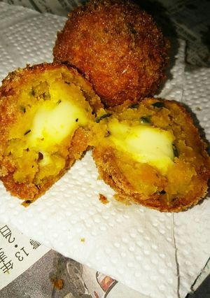 チーズinかぼちゃコロッケ-レシピのメイン写真