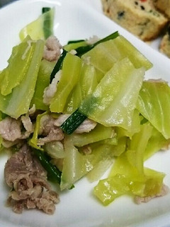 離乳食完了期*キャベツと豚肉の中華煮-レシピのメイン写真