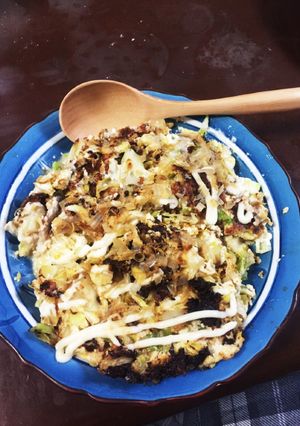 糖質制限★豆腐のお好み焼き(糖質10g)-レシピのメイン写真