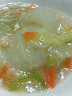 大根のツナ白菜あんかけ-レシピのメイン写真