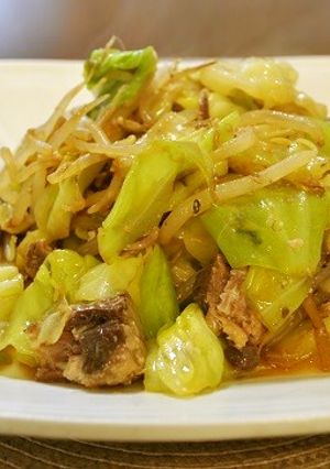 サバ缶とキャベツの塩炒め-レシピのメイン写真