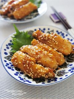 旨いっ!鶏手羽中の甘酢照り焼き-レシピのメイン写真