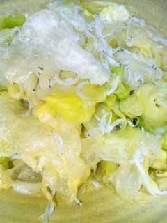 レタスとちりめんじゃこの温野菜-レシピのメイン写真