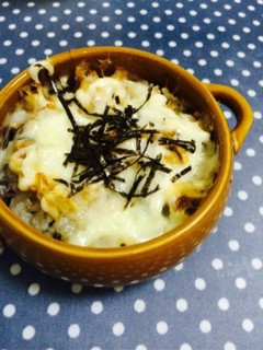 ひじきご飯でチーズドリア♡レンチン3分!-レシピのメイン写真