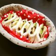 アボカドとバナナのサンドイッチ