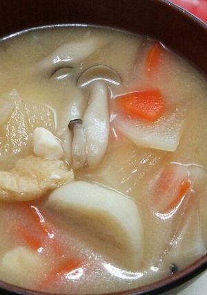 豚汁風？根菜たっぷりお味噌汁✿-レシピのメイン写真