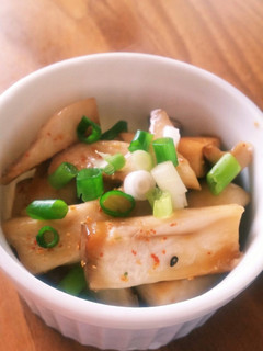 えりんぎのピリ辛☆めんつゆハニー炒め-レシピのメイン写真