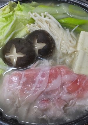 豚しゃぶの水炊き-レシピのメイン写真