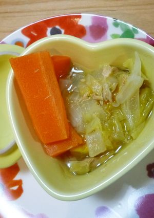 離乳食中期/後期⭐️簡単ツナ野菜煮-レシピのメイン写真