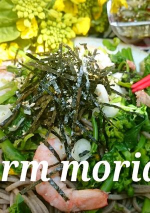 旬をさわやかに❤菜の花サラダそば♪-レシピのメイン写真