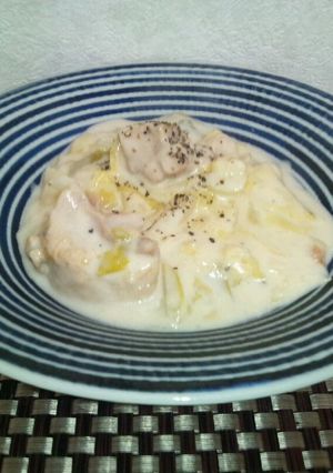 時短簡単♪鶏とキャベツのクリーム煮-レシピのメイン写真