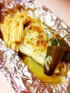 フライパンで♪白身魚のホイル焼き♪-レシピのメイン写真