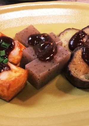 子供が食べやすいミニサイズ田楽三種盛り-レシピのメイン写真