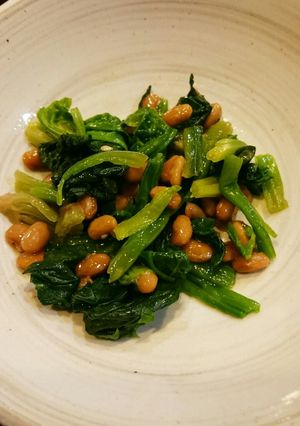 ほうれん草と納豆あえ♪-レシピのメイン写真