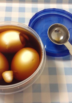 【糖質制限】常備菜・お手軽煮卵-レシピのメイン写真