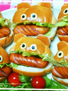 くまサンド✧ピクニック・朝ごはん✧簡単♪-レシピのメイン写真