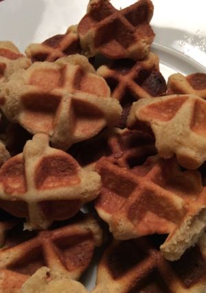 ワッフルメーカーで焼くクッキー-レシピのメイン写真