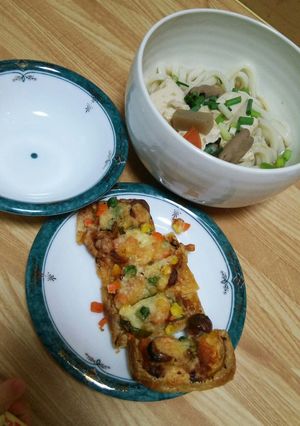 油揚げDeピザもどき~っ♪-レシピのメイン写真