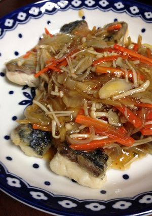塩鯖の柚子胡椒で野菜キノコあんかけ-レシピのメイン写真
