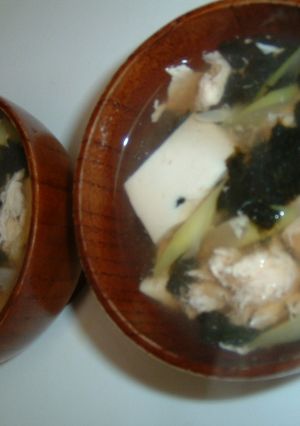 豆腐と卵の海苔スープ-レシピのメイン写真