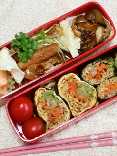 巻いちゃう焼きそば弁当-レシピのメイン写真